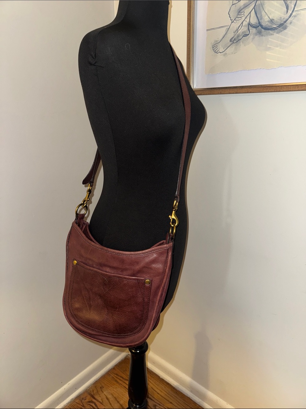 FRYE | Leather Brown Crossbody bag